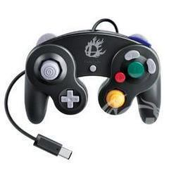 Black Super Smash Bros Gamecube Controller